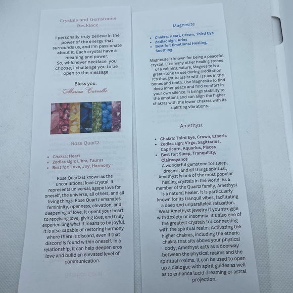 Embrace the Healing Power with Our Handmade Macramé Necklaces - Picture 4 of 5